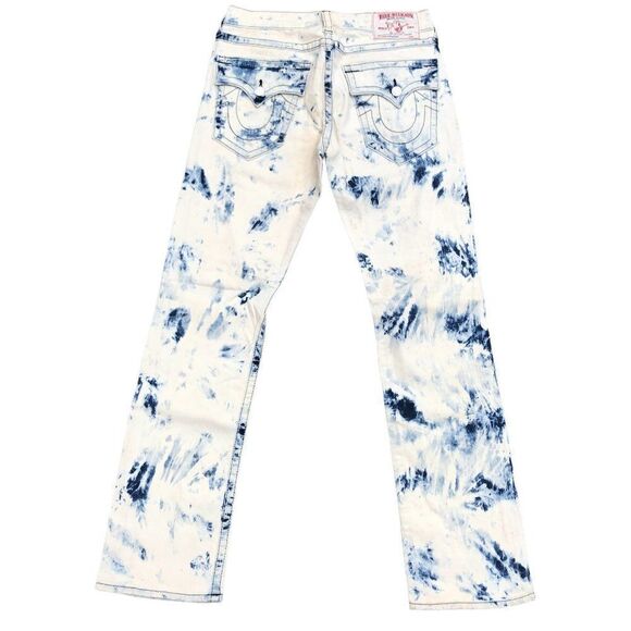 True Religion Jeans Size 32 STRAIGHT WITH FLAP - Picture 3 of 16